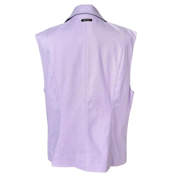 NEW BOBBLEHAUS Lavender Pastel Purple Utility Cargo Vest Size Medium - Picture 2 of 8
